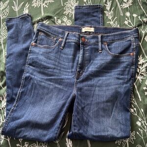 Madewell high rise skinny Women's Blue Jeans